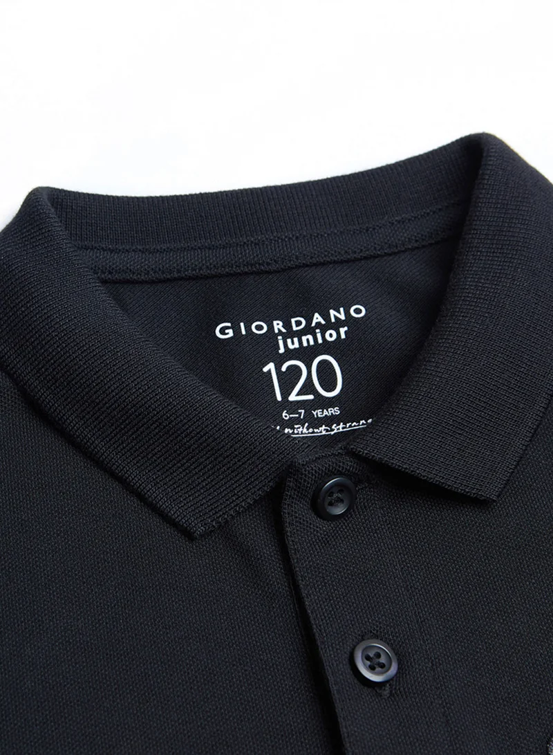 GIORDANO  Kid's Cotton Polo with Napoleon Embroidery  | Best Price UAE